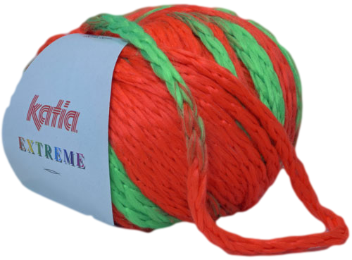 Katia Extreme fluo-oranje - fluogroen 61