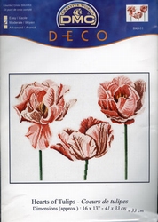 Hearts of tulips
